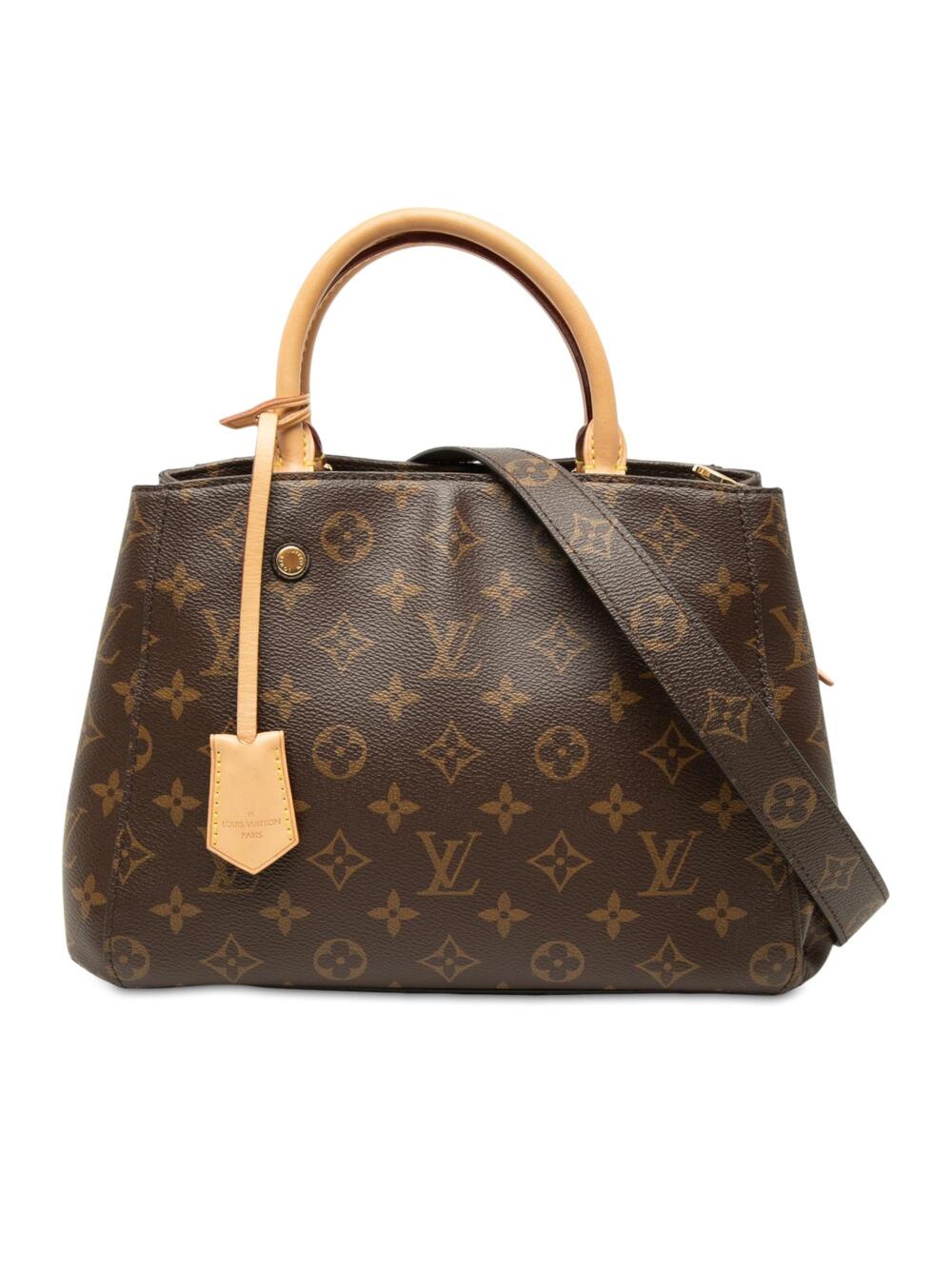 Louis Vuitton Montaigne Handbag Canvas #367599L21B
